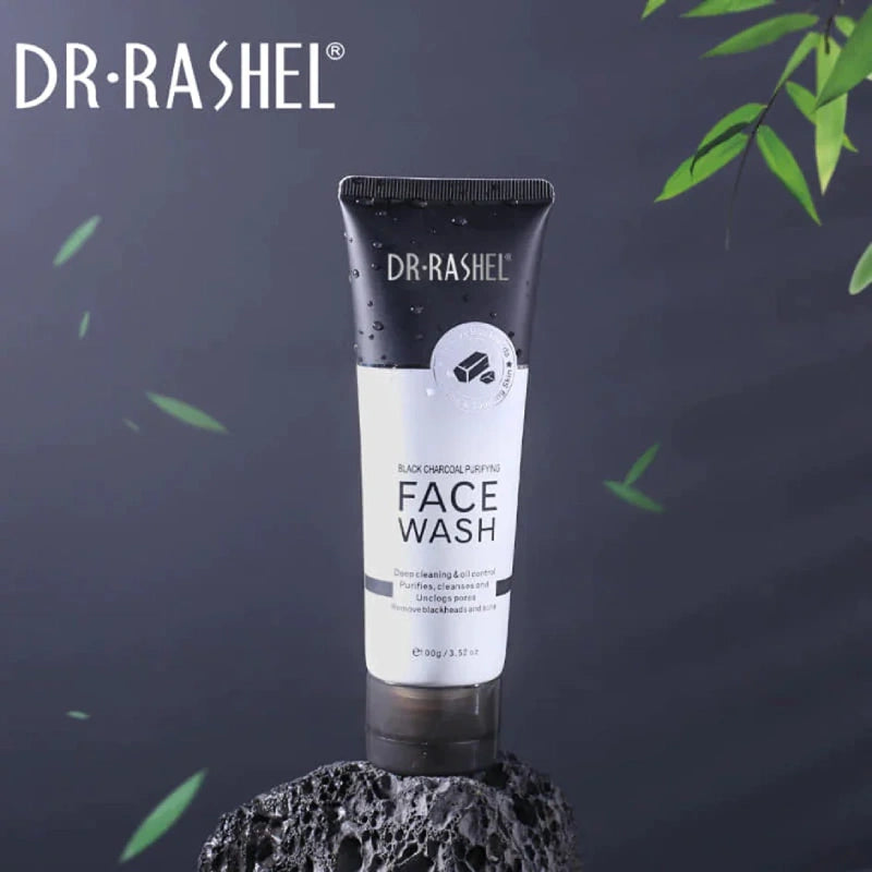 Dr.Rashel Black Charcoal Purifying Face Wash - 100g Dr.Rashel Black Charcoal Purifying Face Wash - 100g