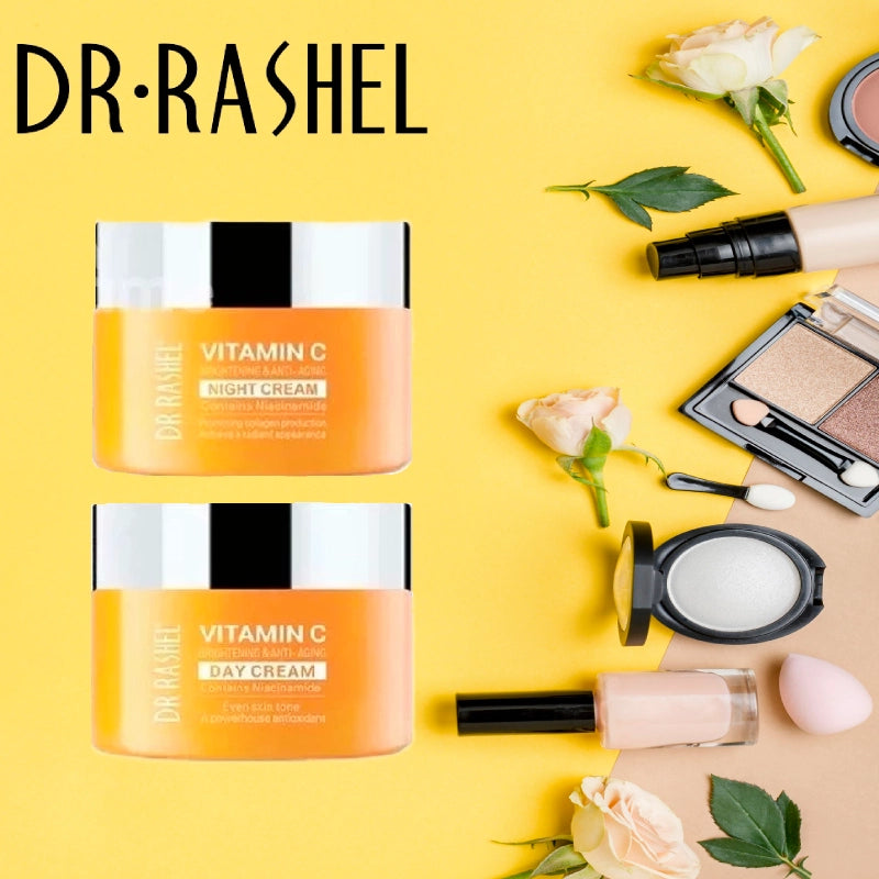 Dr.Rashel Vitamin C Day Cream + Night Cream - Pack Of 2 Dr.Rashel Vitamin C Day Cream + Night Cream - Pack Of 2