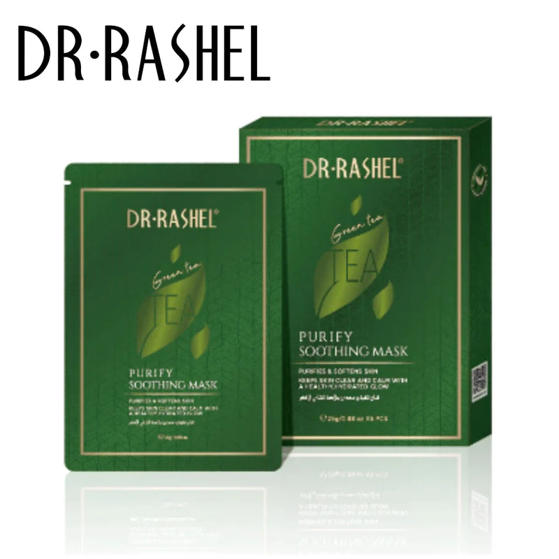 Dr Rashel Green Tea Purify Soothing Mask Sheets Pack Of 5 Dr Rashel Green Tea Purify Soothing Mask Sheets Pack Of 5
