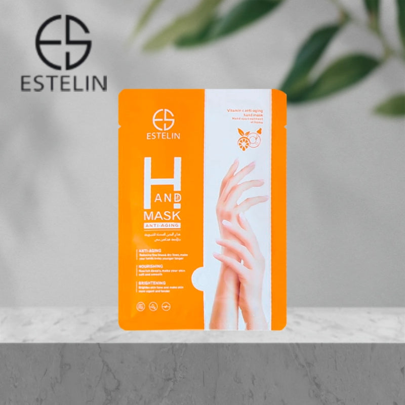 ESTELIN Moisturizing Spa For Hands Vitamin C Anti-Aging Hand Mask - 2 Pairs ESTELIN Moisturizing Spa For Hands Vitamin C Anti-Aging Hand Mask - 2 Pairs