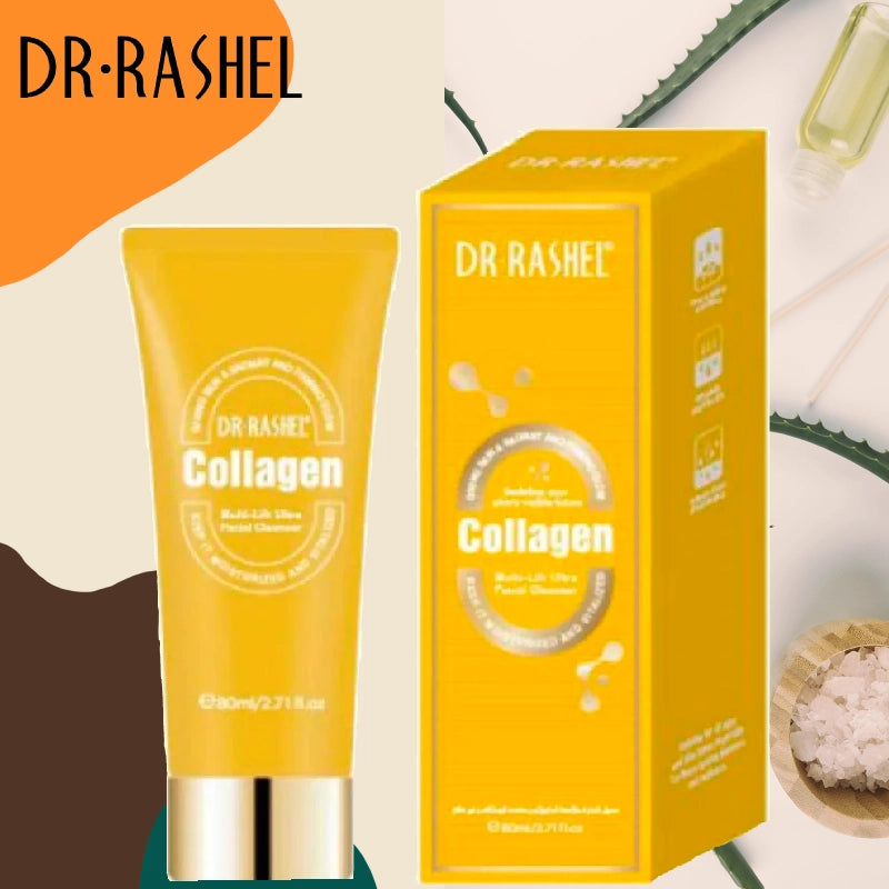 DR RASHEL Collagen Multi-Lift Ultra Essence Facial Cleanser 80ml Face Wash DR RASHEL Collagen Multi-Lift Ultra Essence Facial Cleanser 80ml Face Wash