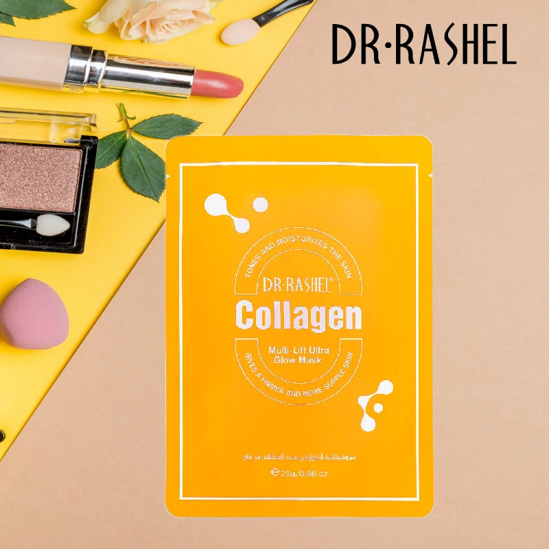 DR RASHEL Collagen Multi-Lift Ultra Glow Mask 25g 5pcs DR RASHEL Collagen Multi-Lift Ultra Glow Mask 25g 5pcs
