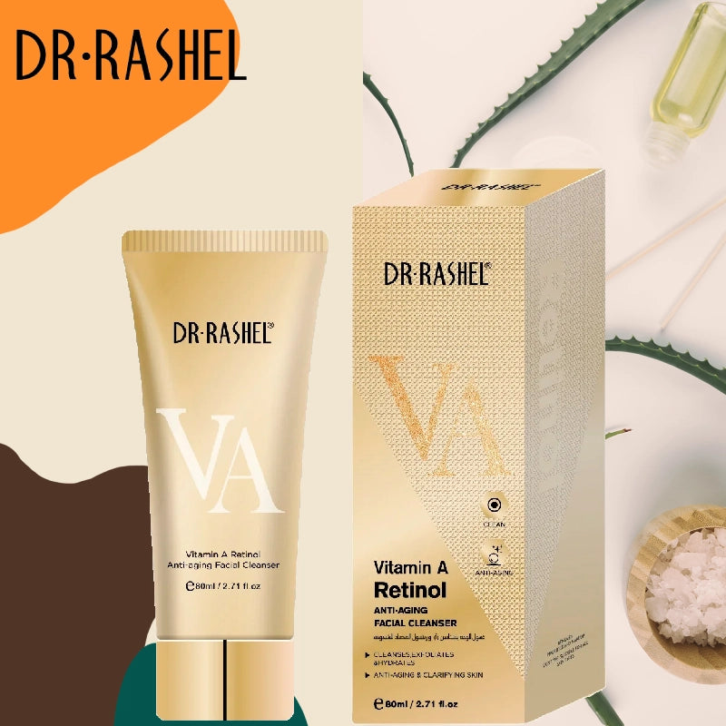 DR RASHEL Face Wash Vitamin A Retinol Anti-Aging Facial Cleanser 80ml DR RASHEL Face Wash Vitamin A Retinol Anti-Aging Facial Cleanser 80ml
