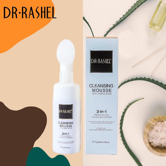 Dr.Rashel Amino Acid Cleansing Mousse Bubble Freckles Makeup Removal Facial Cleanser - 125ml