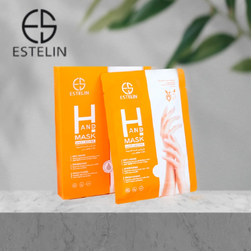 ESTELIN Moisturizing Spa For Hands Vitamin C Anti-Aging Hand Mask - 2 Pairs ESTELIN Moisturizing Spa For Hands Vitamin C Anti-Aging Hand Mask - 2 Pairs