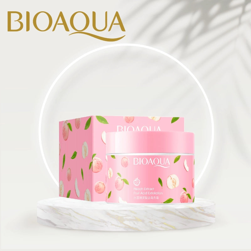 Bioaqua Peach Extract Fruit Acid Exfoliating Face Gel Cream 140g Bioaqua Peach Extract Fruit Acid Exfoliating Face Gel Cream 140g