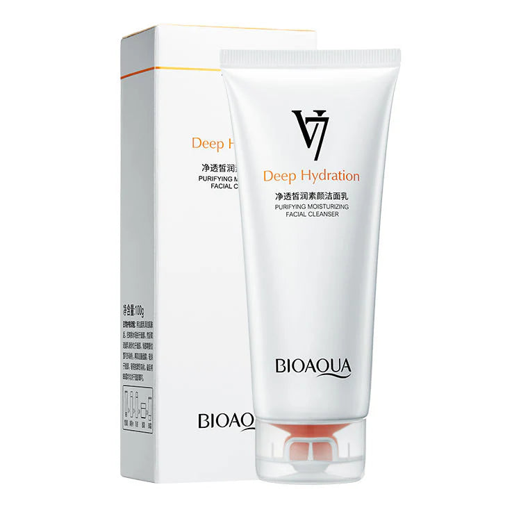 Bioaqua V7 Deep Hydration Moisturizing Facial Cleanser Bioaqua V7 Deep Hydration Moisturizing Facial Cleanser