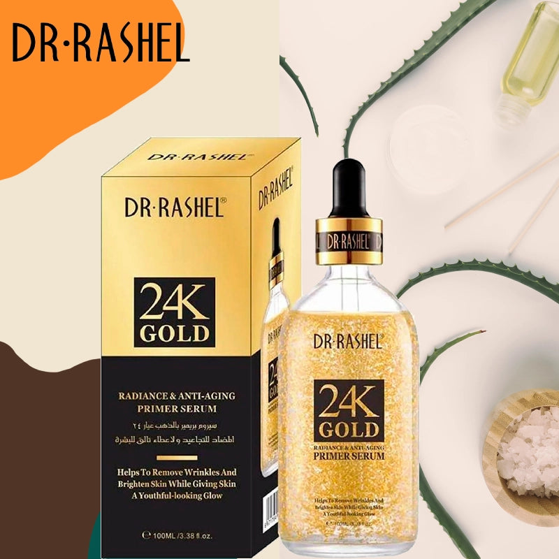 Dr.Rashel 24K Gold Radiance & Anti-Aging Cleansing Gel + Eye Serum - Pack Of 2 Dr.Rashel 24K Gold Radiance & Anti-Aging Cleansing Gel + Eye Serum - Pack Of 2