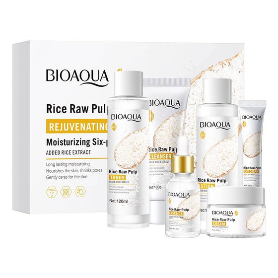 All in One Rice Raw Pulp Skin Care Products Set