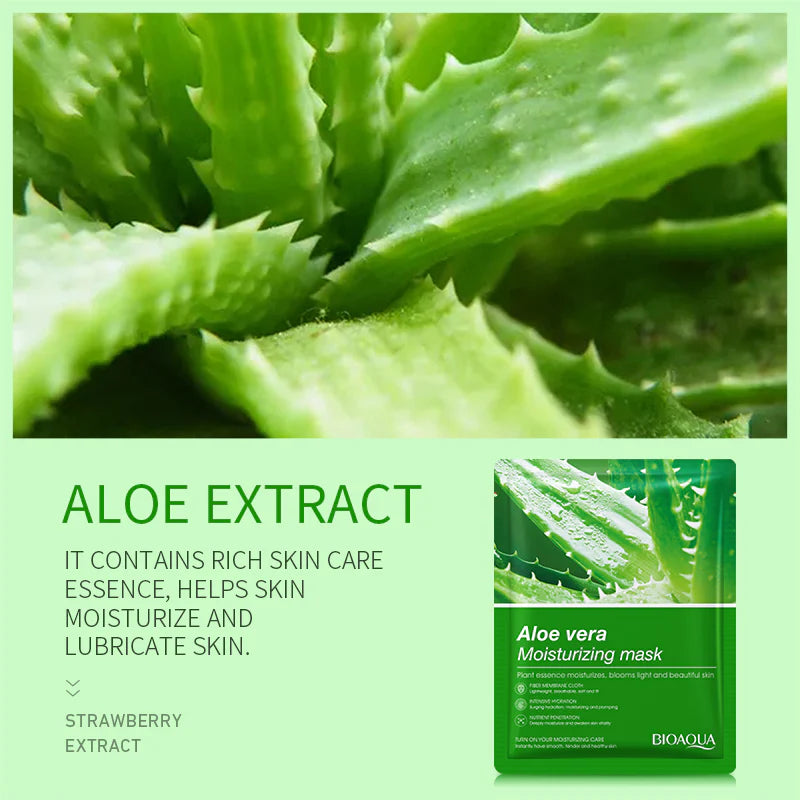 BIOAQUA Aloe Vera Moisturizing Face Sheet Mask BIOAQUA Aloe Vera Moisturizing Face Sheet Mask