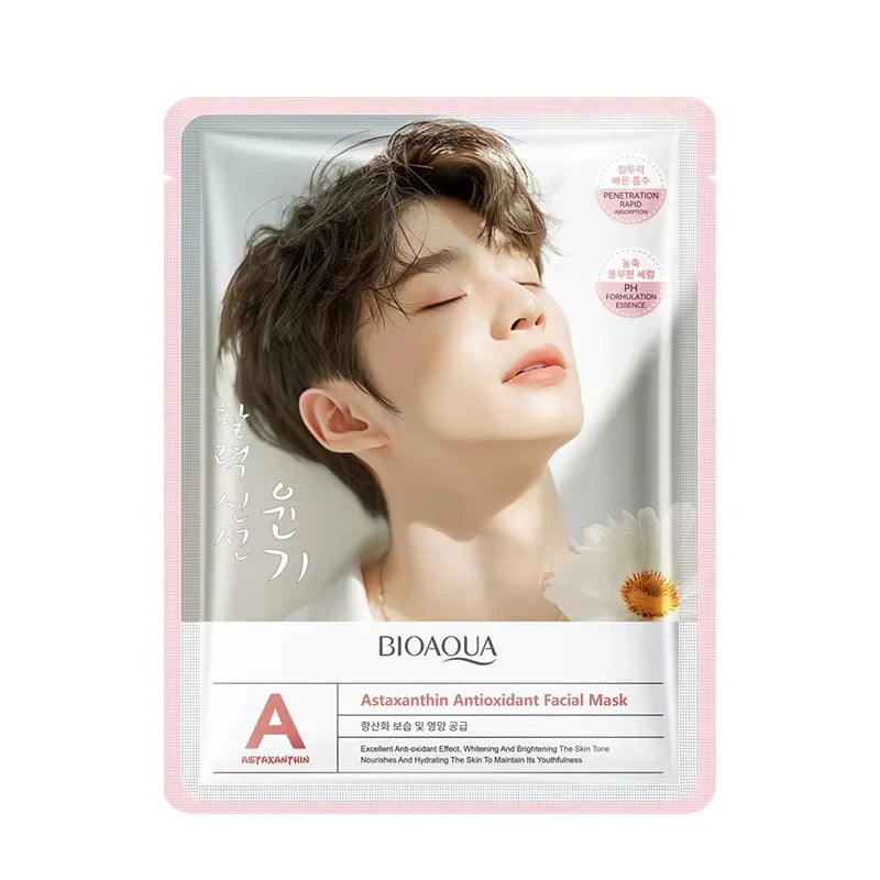 BIOAQUA Astaxanthin Antioxidant Moisturizing Facial Sheet Mask BIOAQUA Astaxanthin Antioxidant Moisturizing Facial Sheet Mask