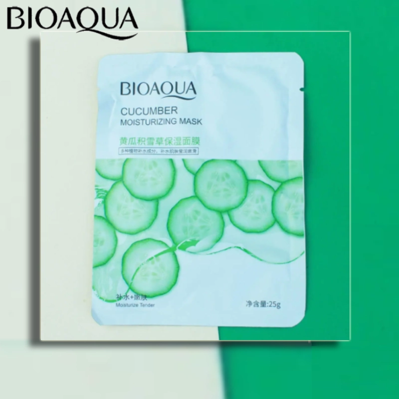 BIOAQUA Cucumber Moisturizing Sheet Mask 25g BIOAQUA Cucumber Moisturizing Sheet Mask 25g