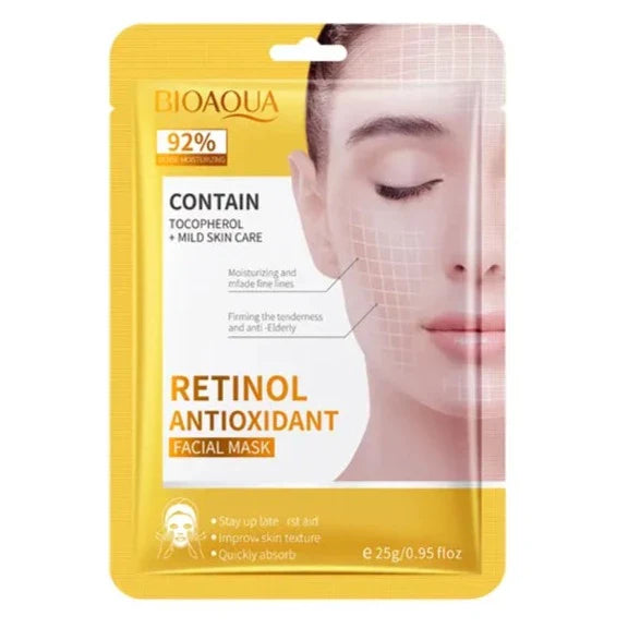 BIOAQUA Retinol Antioxidant Face Sheet Mask BIOAQUA Retinol Antioxidant Face Sheet Mask