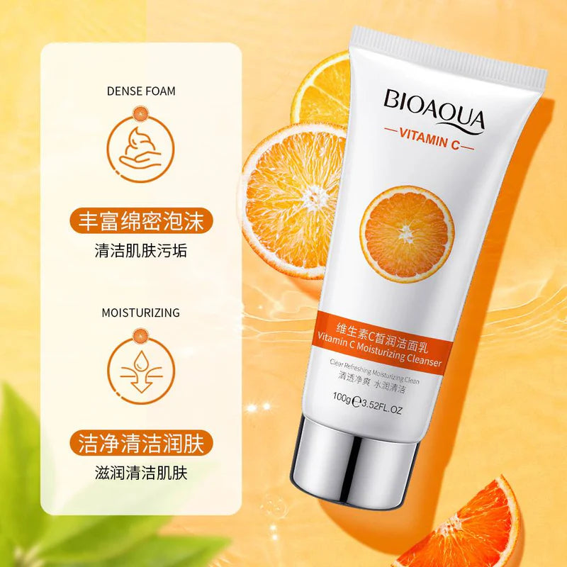 Bioaqua Vitamin C Moisturizing Deep Cleansing Cleanser 100g Bioaqua Vitamin C Moisturizing Deep Cleansing Cleanser 100g