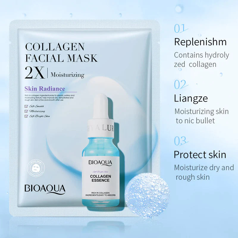 BIOAQUA Collagen Moisturizing Facial Sheet Mask BIOAQUA Collagen Moisturizing Facial Sheet Mask