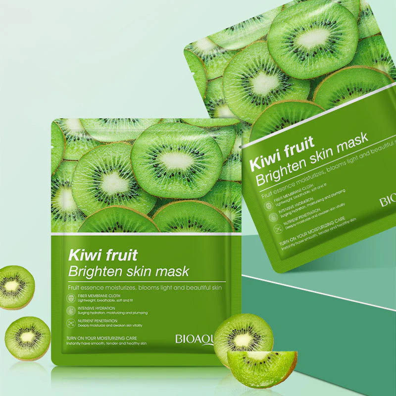 BIOAQUA Kiwi Fruit Brighten Skin Face Sheet Mask BIOAQUA Kiwi Fruit Brighten Skin Face Sheet Mask