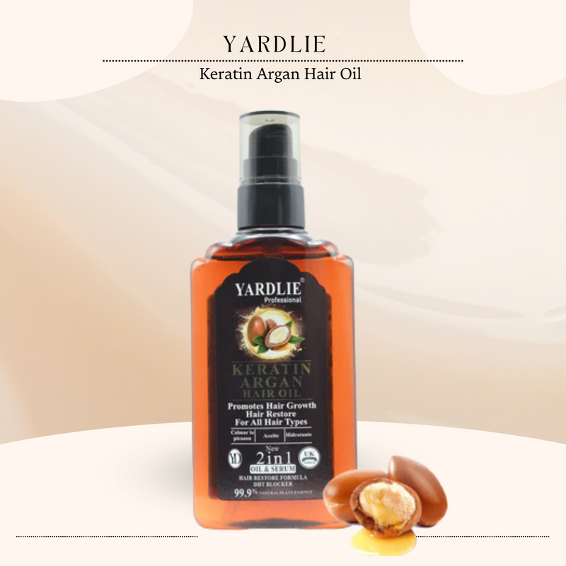 Yardlie Professional Keratin Argan Hair Oil 120ml Yardlie Professional Keratin Argan Hair Oil 120ml