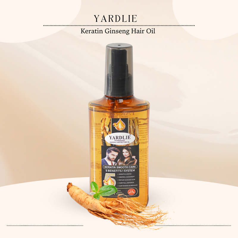Yardlie Ginseng Keratin Hair Oil Anti Danddruff Yardlie Ginseng Keratin Hair Oil Anti Danddruff