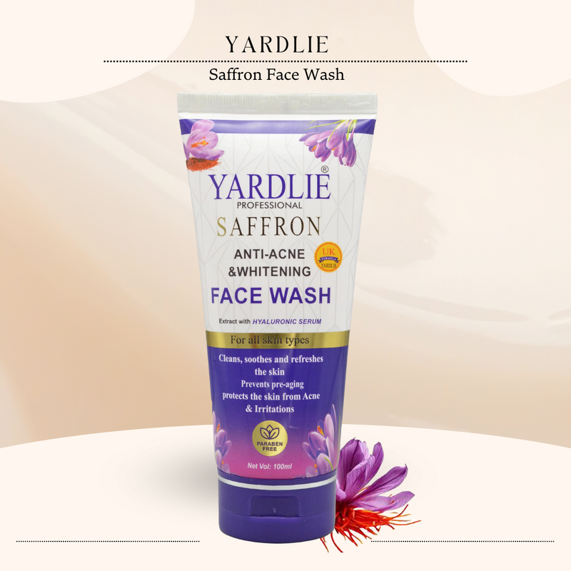 Yardlie Professional Saffron Face Wash 100ml Yardlie Professional Saffron Face Wash 100ml