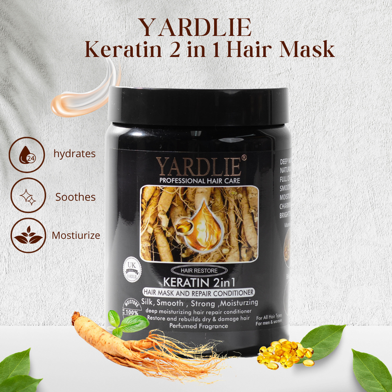 Yardlie Ginseng 2 in 1 Hair Mask 500g Yardlie Ginseng 2 in 1 Hair Mask 500g