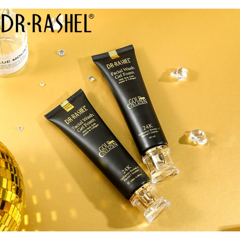 Dr. Rashel 24K Gold Facial Wash Gel Foam with Real Gold Atoms and Collagen Dr. Rashel 24K Gold Facial Wash Gel Foam with Real Gold Atoms and Collagen