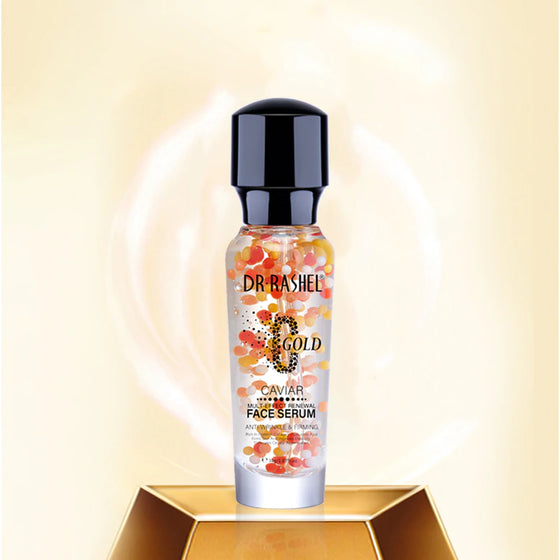Dr. Rashel C Gold Caviar Supreme Renewal Gel Cream, Multi-Effect Renewal Face & Eye Serum