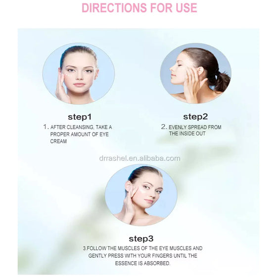 Dr. Rashel Rose Oil Nutritious Vitality Glow Essence Gel Cream, Eye Gel Cream & Serum