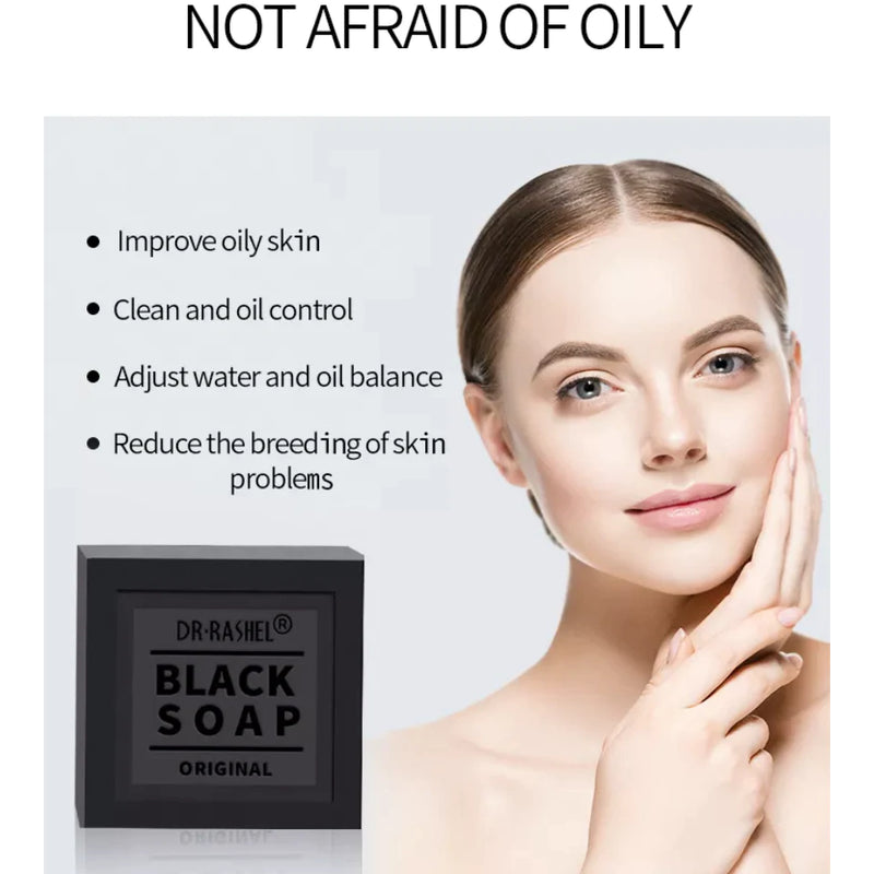 Dr. Rashel Black Soap Collagen & Charcoals Deep Cleansing Dr. Rashel Black Soap Collagen & Charcoals Deep Cleansing