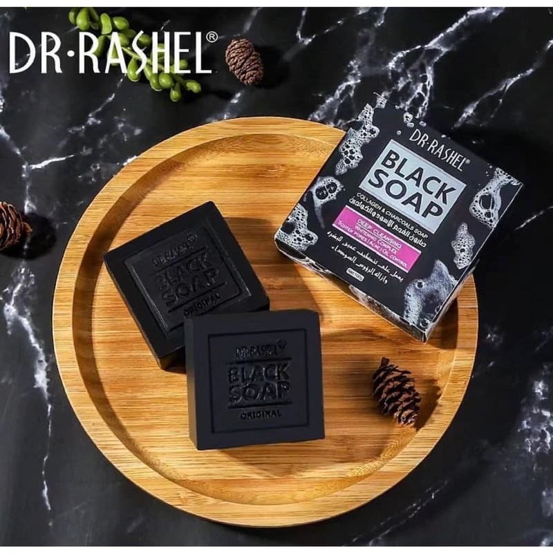 Dr. Rashel Black Soap Collagen & Charcoals Deep Cleansing Dr. Rashel Black Soap Collagen & Charcoals Deep Cleansing