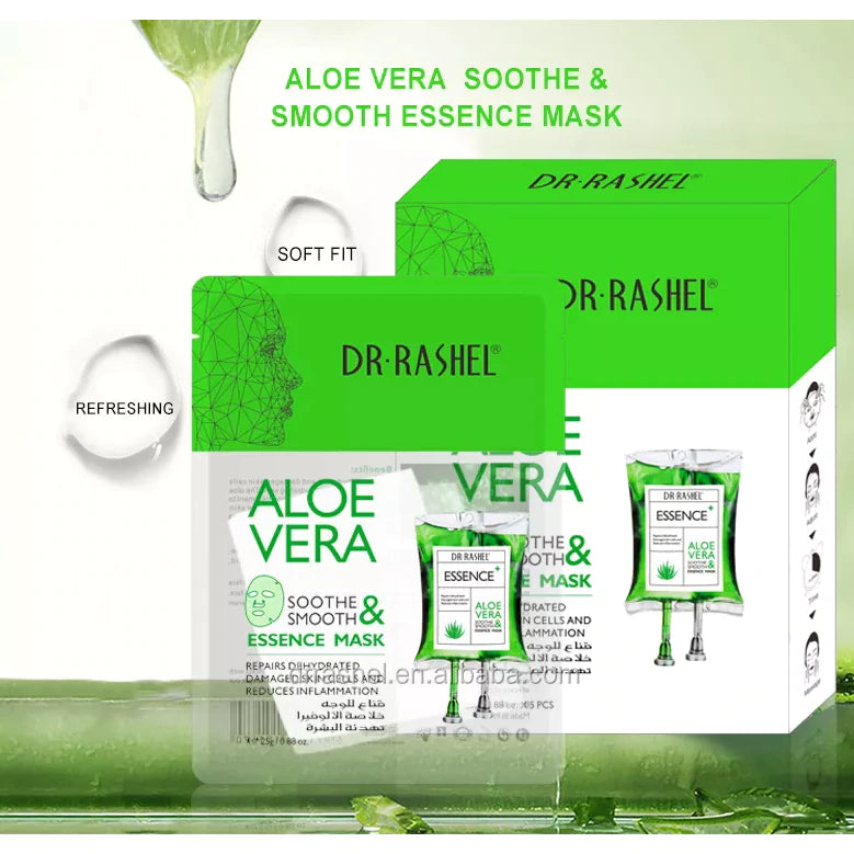 Dr Rashel Aloe Vera Essence Mask (5 pieces) Dr Rashel Aloe Vera Essence Mask (5 pieces)