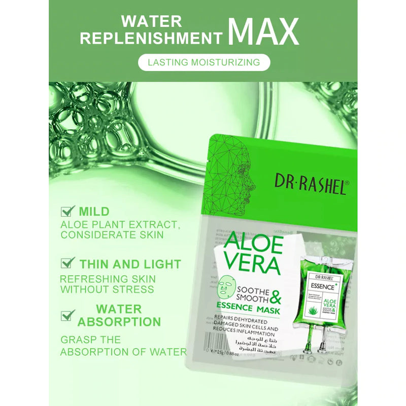 Dr Rashel Aloe Vera Essence Mask (5 pieces) Dr Rashel Aloe Vera Essence Mask (5 pieces)
