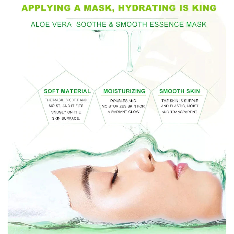 Dr Rashel Aloe Vera Essence Mask (5 pieces) Dr Rashel Aloe Vera Essence Mask (5 pieces)