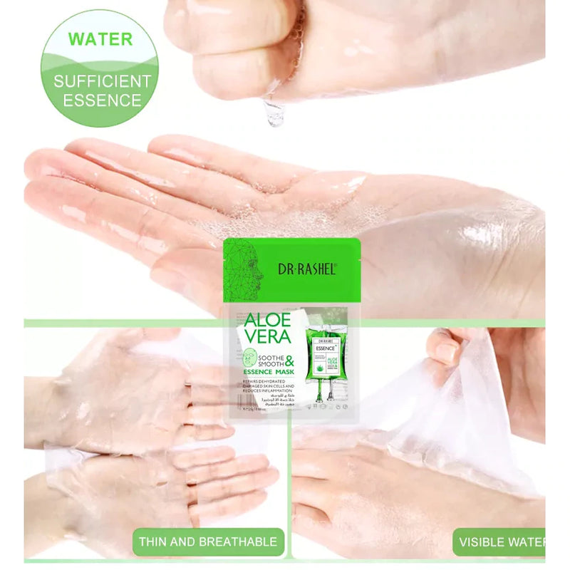 Dr Rashel Aloe Vera Essence Mask (5 pieces) Dr Rashel Aloe Vera Essence Mask (5 pieces)