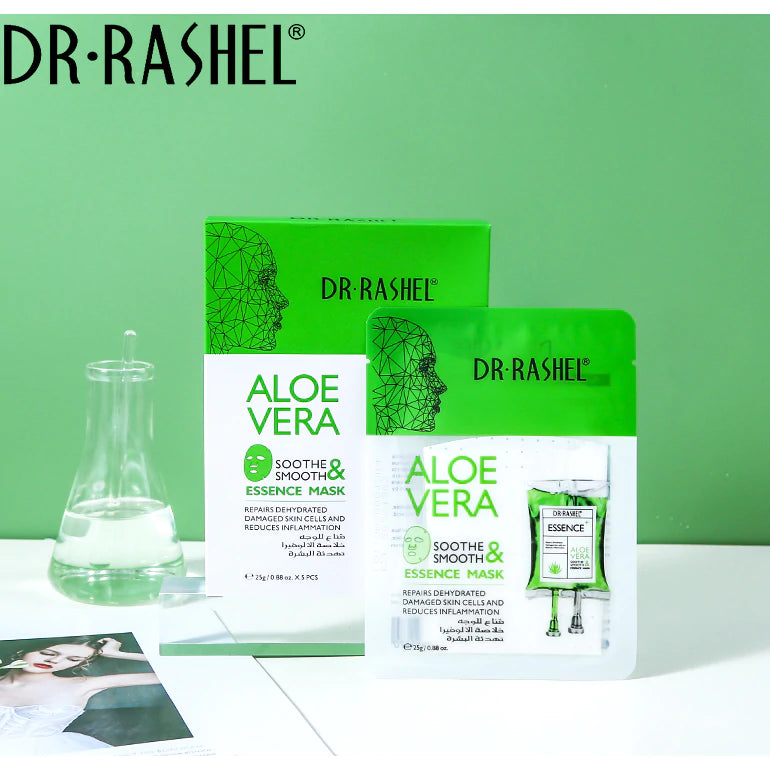 Dr Rashel Aloe Vera Essence Mask (5 pieces) Dr Rashel Aloe Vera Essence Mask (5 pieces)