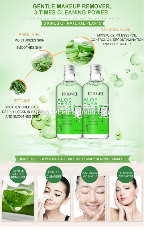 Dr. Rashel Aloe Vera Essence Micellar Cleansing Water Dr. Rashel Aloe Vera Essence Micellar Cleansing Water