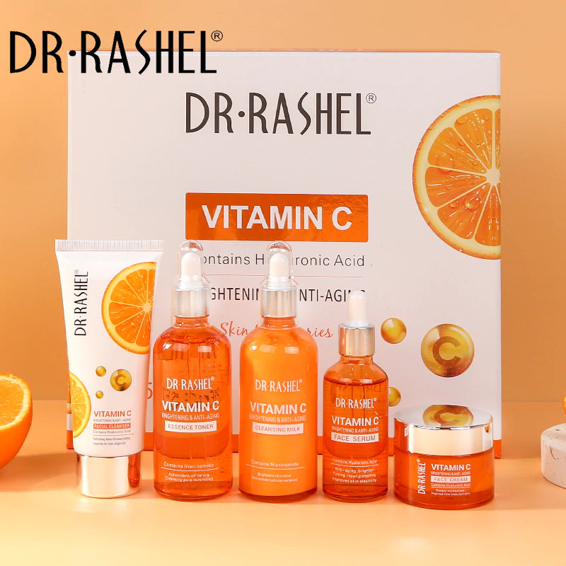 Dr.Rashel VC Brightening Anti Aging Skin Care Set Pack of 5 Dr.Rashel VC Brightening Anti Aging Skin Care Set Pack of 5