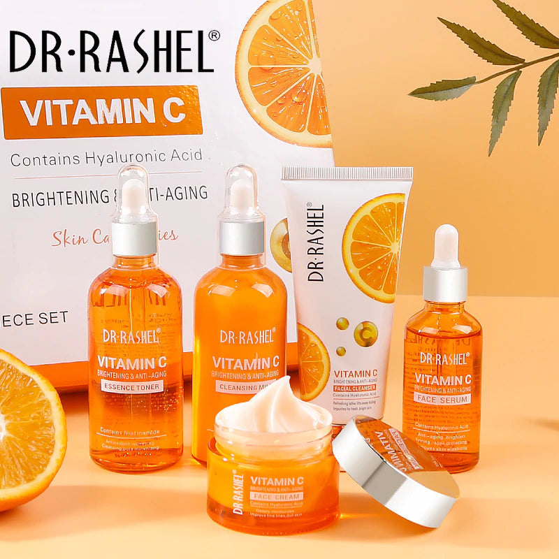 Dr.Rashel VC Brightening Anti Aging Skin Care Set Pack of 5 Dr.Rashel VC Brightening Anti Aging Skin Care Set Pack of 5