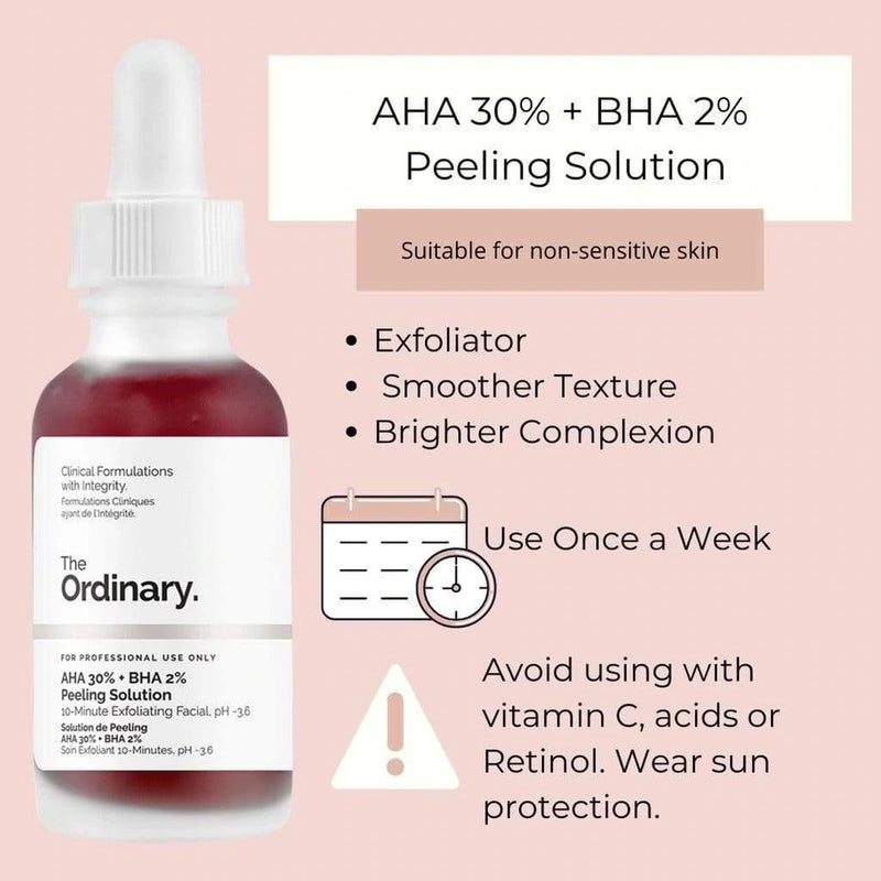 Ordinary AHA 30% + BHA 2% Peeling Solution Ordinary AHA 30% + BHA 2% Peeling Solution