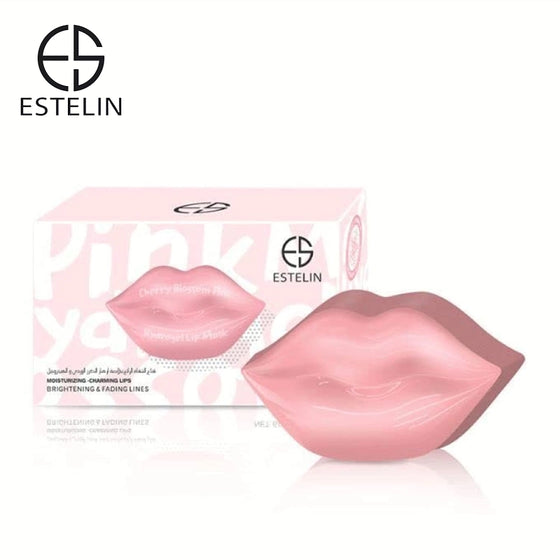 ESTELIN Cherry Blossom Pink Hydrating Lip Patch Sleeping Lip Mask - 22 Pcs
