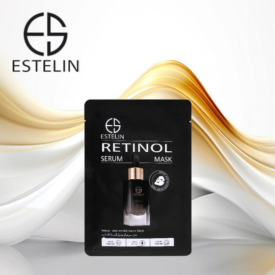 Estelin Anti-Wrinkle Serum Mask Sheets - Retinol - 10 Pieces
