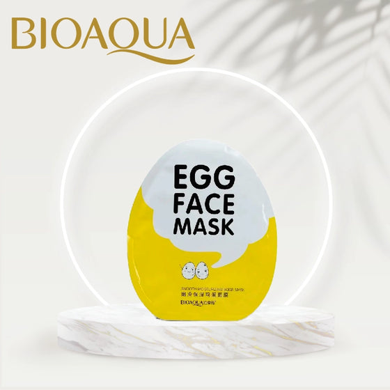 BIOAQUA Egg Face Mask Smooth Moisturizing 25g