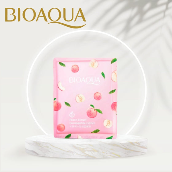 BIOAQUA Peach Extract Hexapeptide Extract Facial Mask 30g