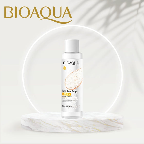 BIOAQUA Rice Raw Pulp Whitening Facial Lotion 120g