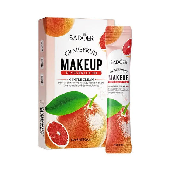 Sadoer Grapefruit Makeup Remover Lotion 5ml*10Pcs
