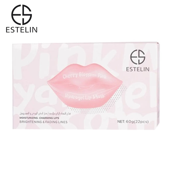 ESTELIN Cherry Blossom Pink Hydrating Lip Patch Sleeping Lip Mask - 22 Pcs