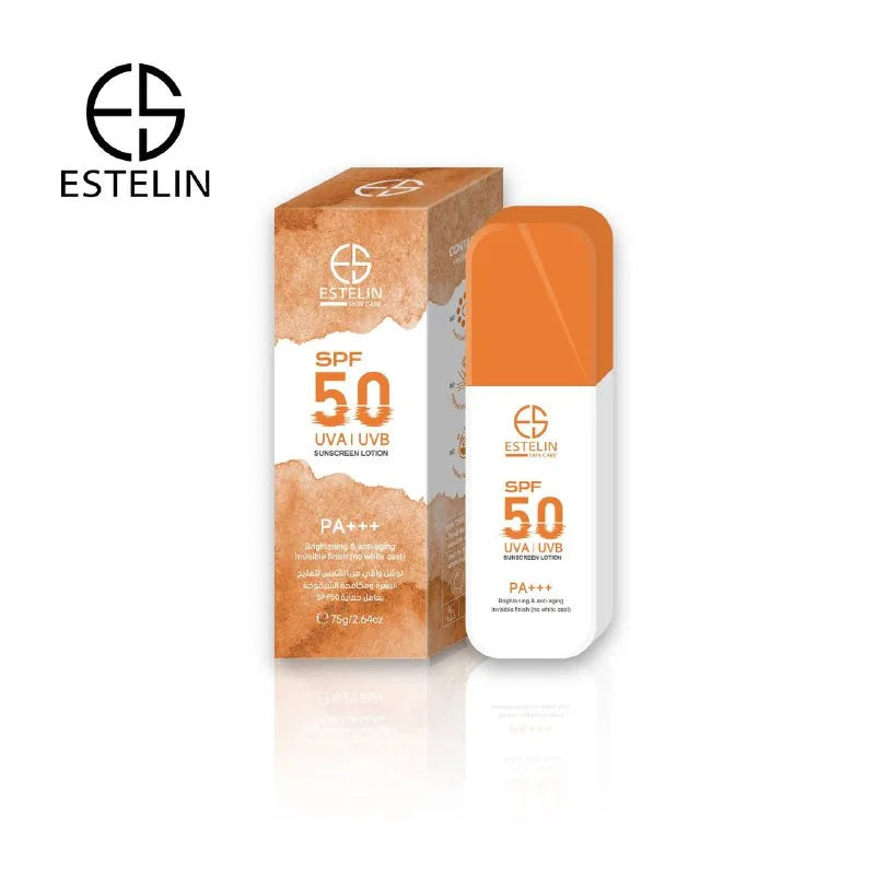 Estelin Brightening & Anti-Aging Sunscreen Lotion SPF50