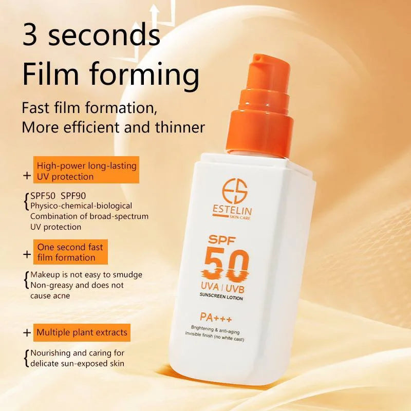 Estelin Brightening & Anti-Aging Sunscreen Lotion SPF50