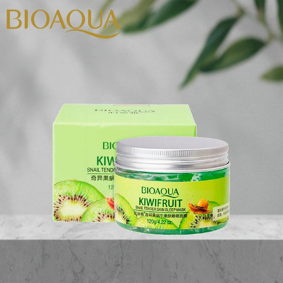 BIOAQUA Kiwifruit Snail Tender Skin Sleep Mask