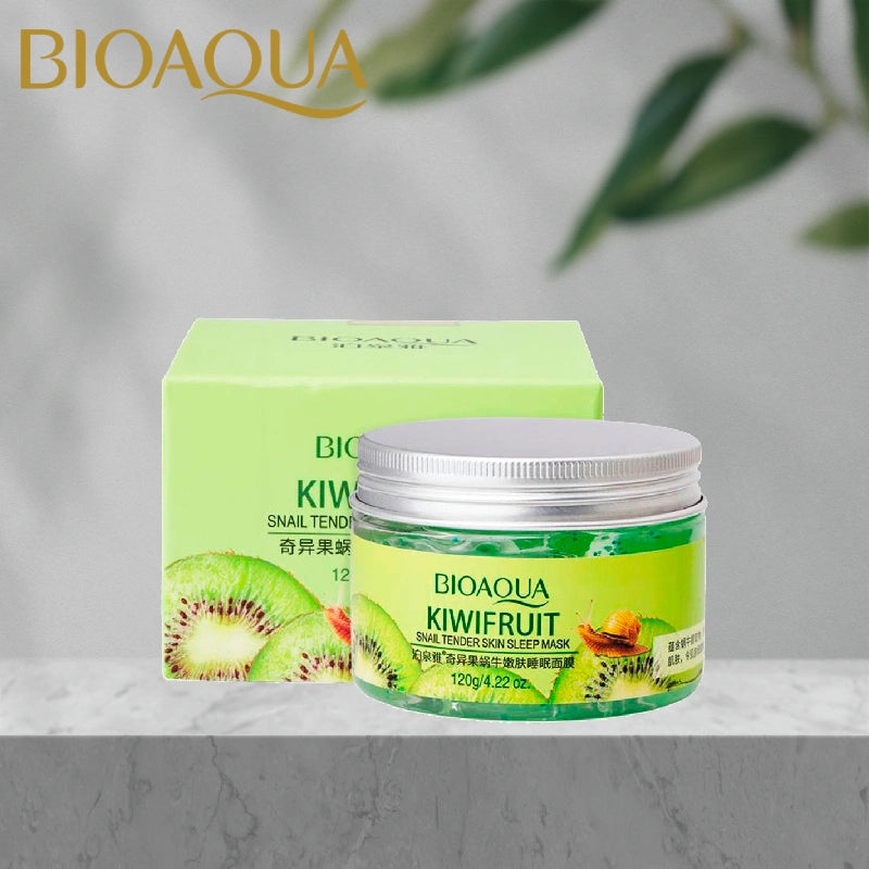 BIOAQUA Kiwifruit Snail Tender Skin Sleep Mask