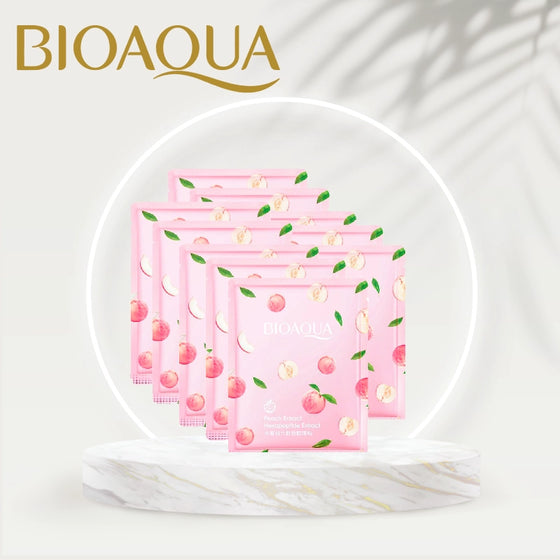 BIOAQUA Peach Extract Hexapeptide Extract Facial Mask 30g